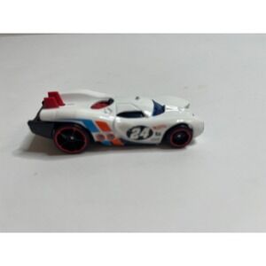 2007 Hot Wheels Prototype H-24 Diecast Car White Racecar Toy Vehicle #24